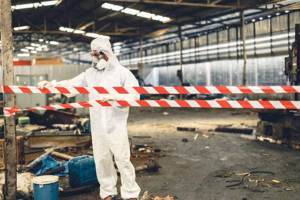 Professional Biohazard technician working in North Charleston, SC